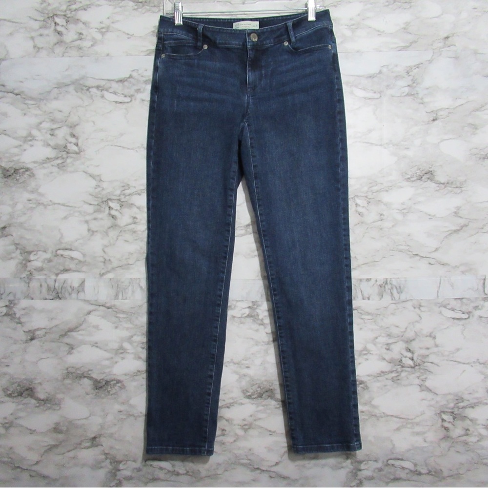 J. Jill Slim Boyfriend Straight Leg Denim Jeans Size 4